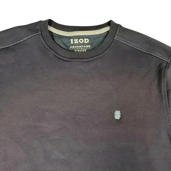 IZOD Advantage Performance Stretch Mens Size Medium Dark Blue NWOT Fleece - Picture 2 of 8